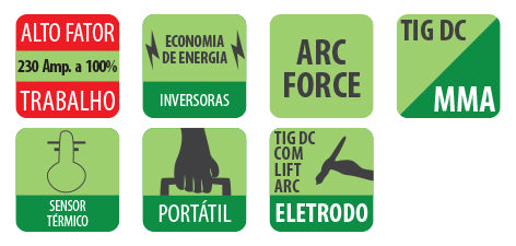 Inversora de Solda TIG ARC-160 VRD 110/220V Bivolt Monofásica Hylong - H SOLDAS