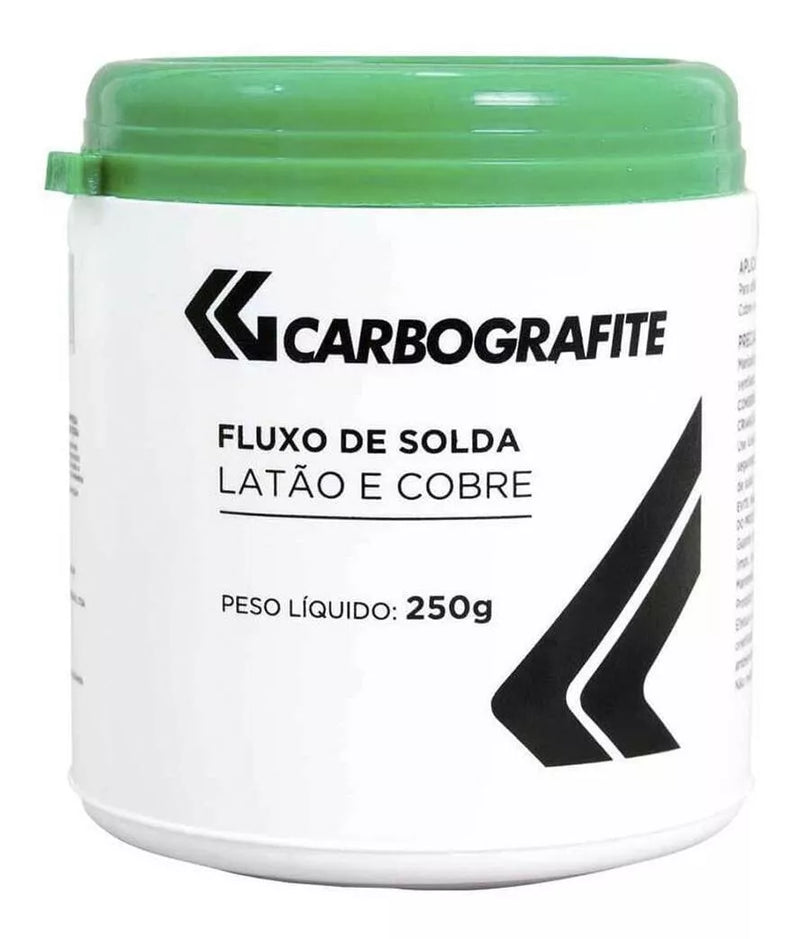 Fluxo P/ Solda Latão Cobre Trical 250 Gramas - Carbografite
