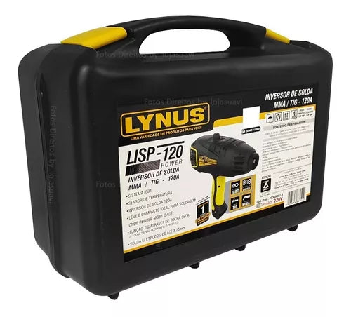 Inversor De Solda Lynus Lisp-120 100a -  127v / 220v Solda Até 3,25mm