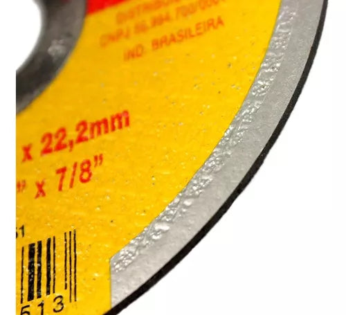 Disco De Corte 41/2 Aço Inox Dac 115-14 Starrett 1,0mm 12und